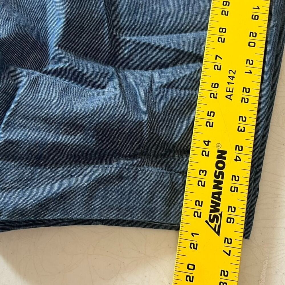 COS Women's Pants Womens Size 12 Barrel Leg Blue Denim Drawstring Elastic Waist - Picture 9 of 10
